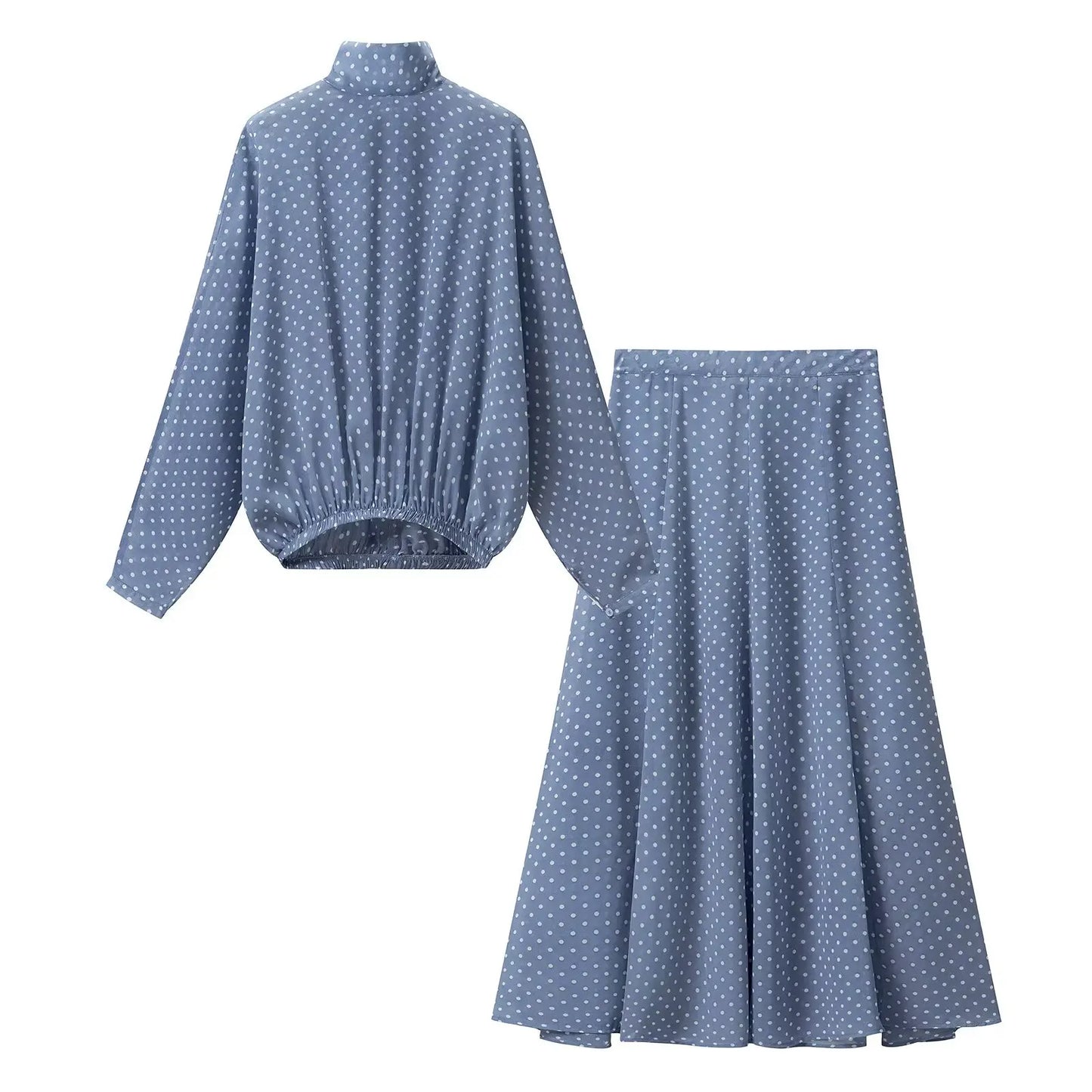 Margot | Conjunto de lunares blusa y falda