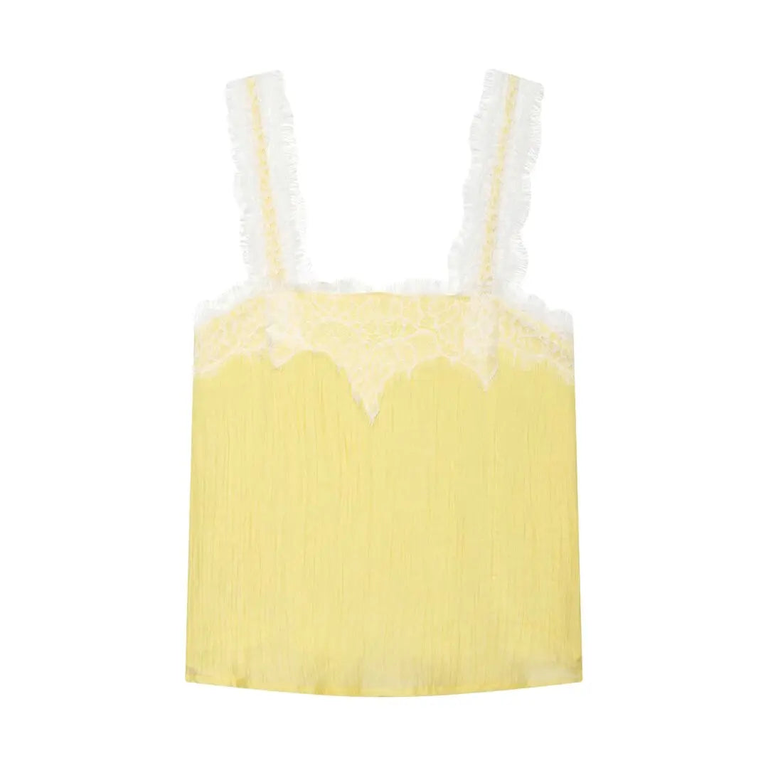 Carmen | Conjunto de encaje top y falda