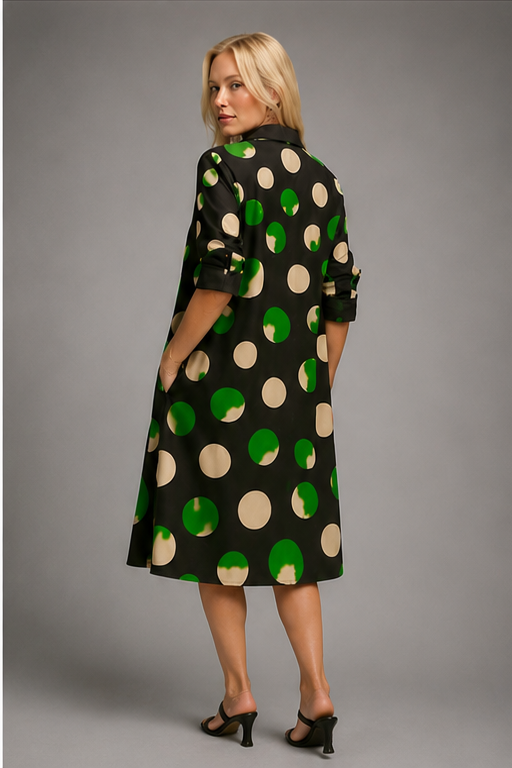 Naomi | Robe midi élégante et raffinée