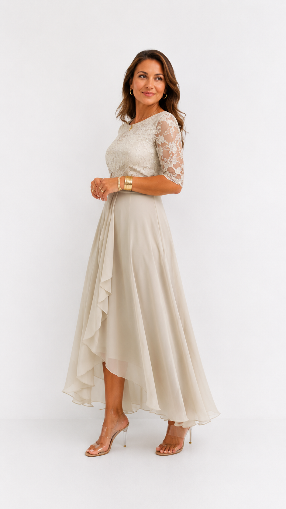 RHONDA | Elegantní krajkové šaty