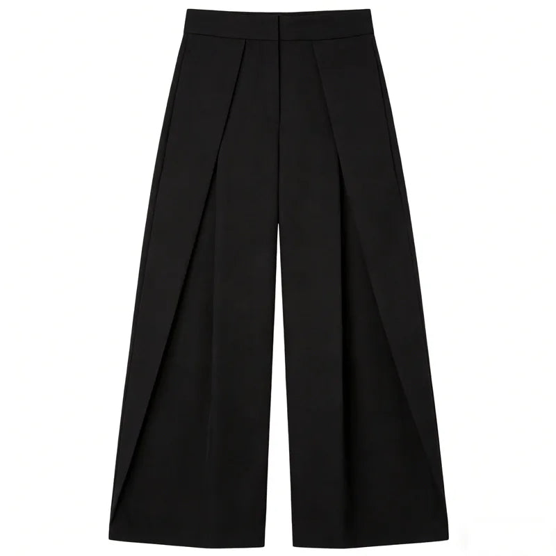 Ingrid | Pruhované oversized kalhoty