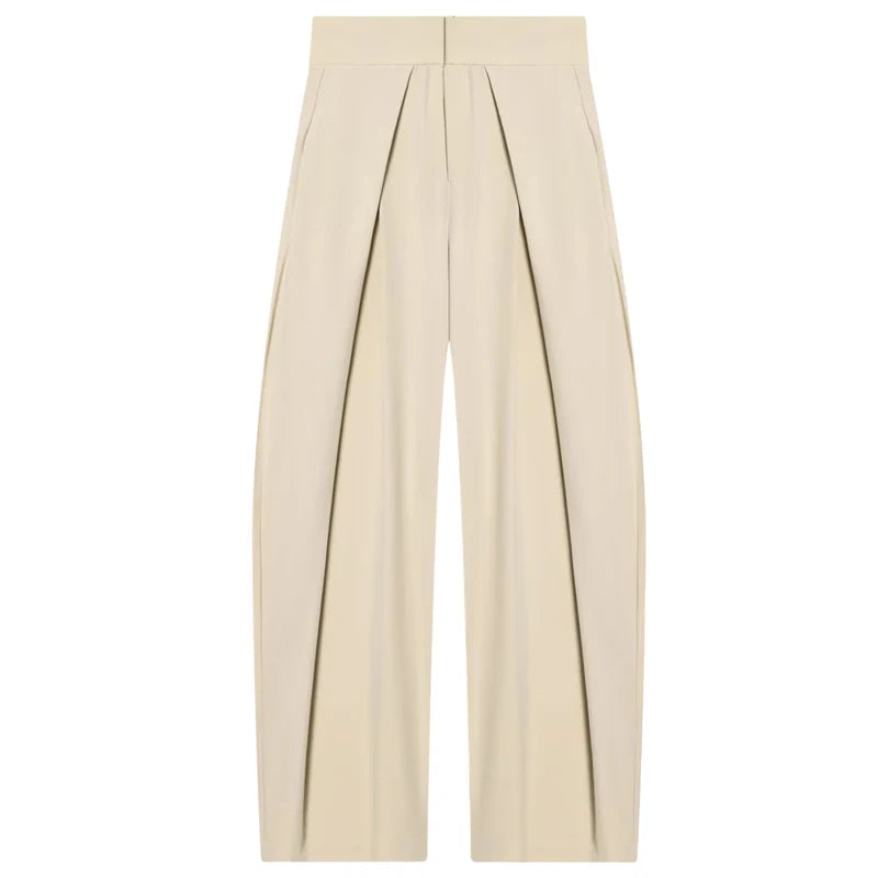 Ingrid | Pruhované oversized kalhoty