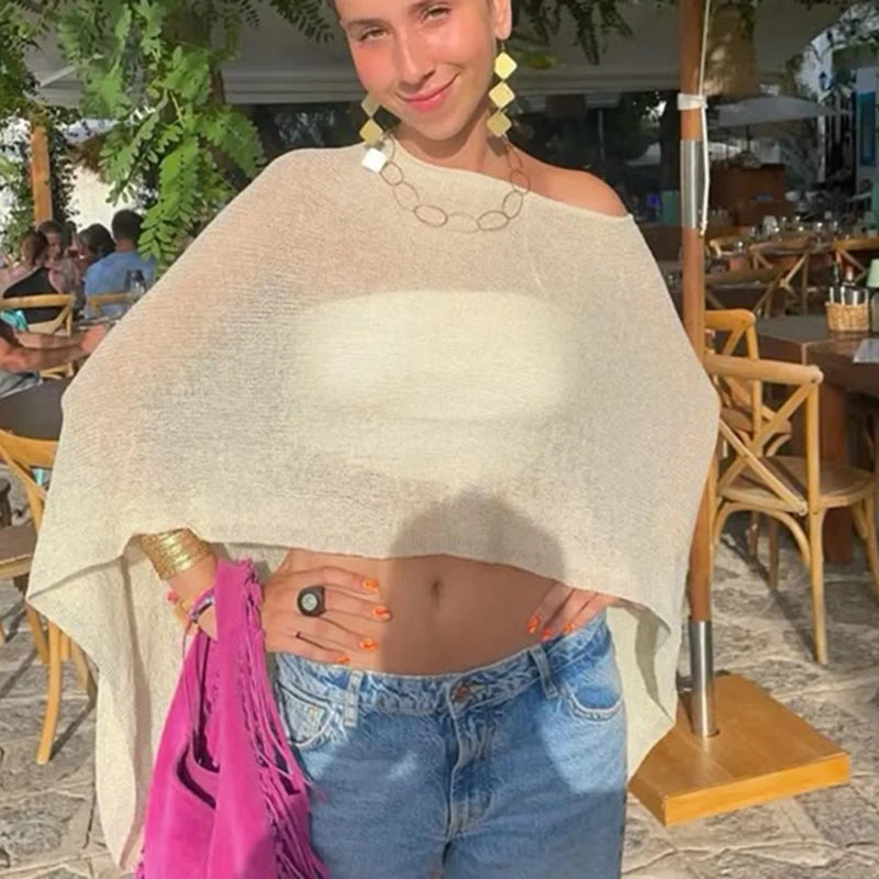 Pia | Háčkovaný crop top