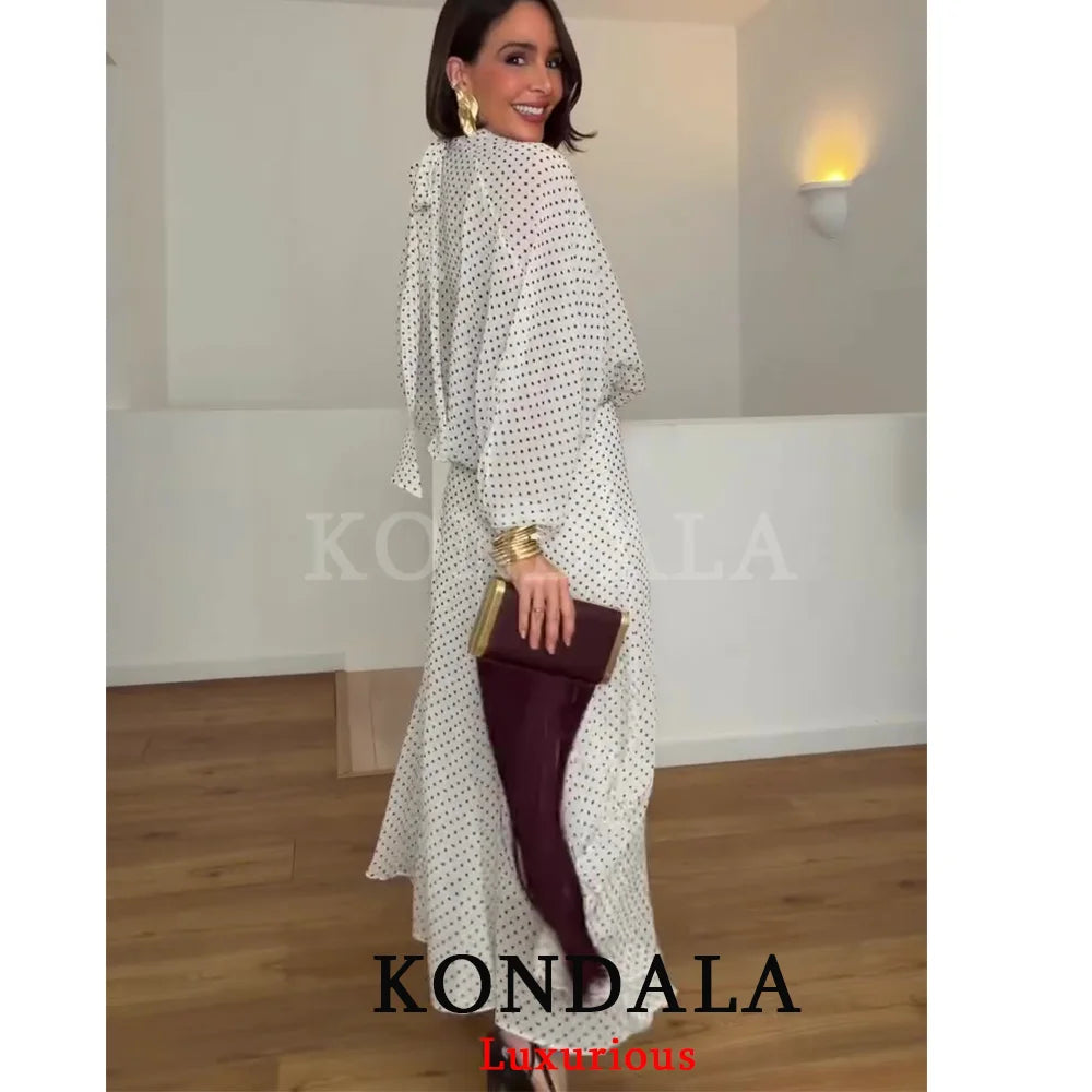 Margot | Conjunto de lunares blusa y falda