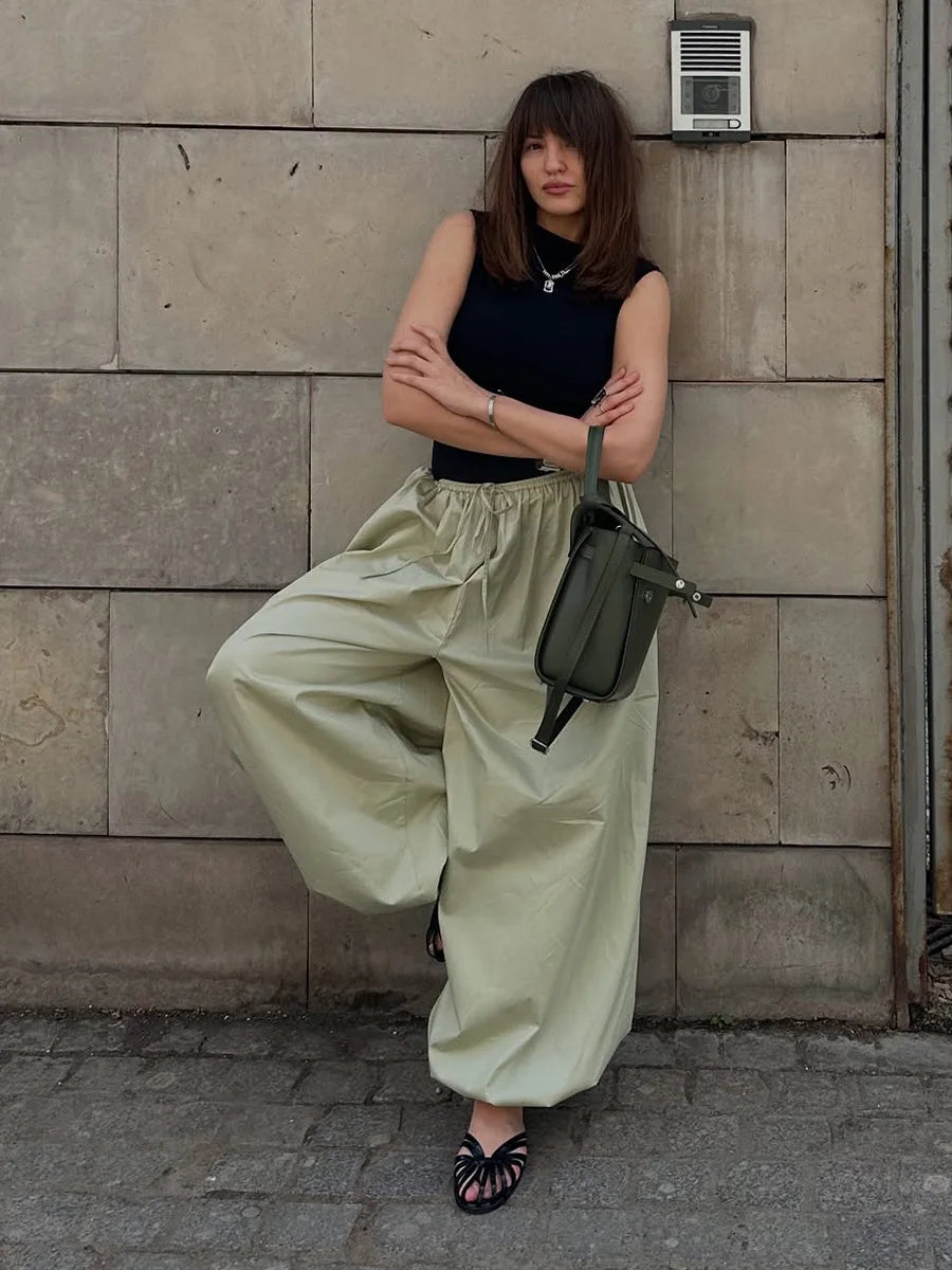 Daniela | Bavlněné široké kalhoty