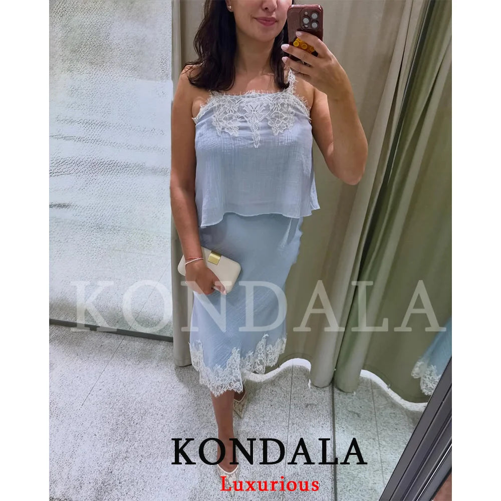 Carmen | Conjunto de encaje top y falda