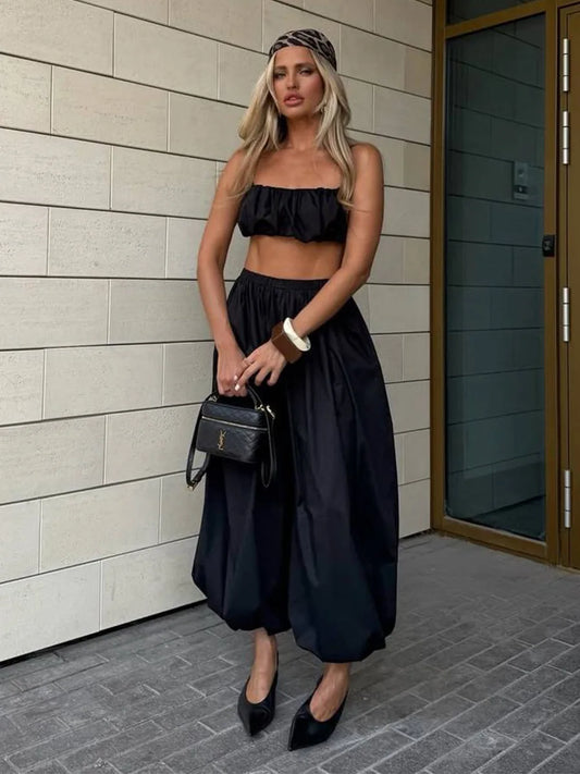 Daniela | Bavlněné široké kalhoty