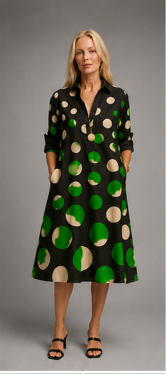 Naomi | Robe midi élégante et raffinée