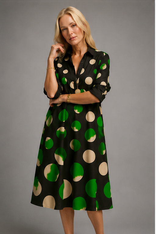 Naomi | Robe midi élégante et raffinée